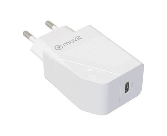 Travel Charger PD 20W 3.0A Type-C By Muvit White
