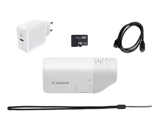 Canon PowerShot Zoom Essential Kit, белый
