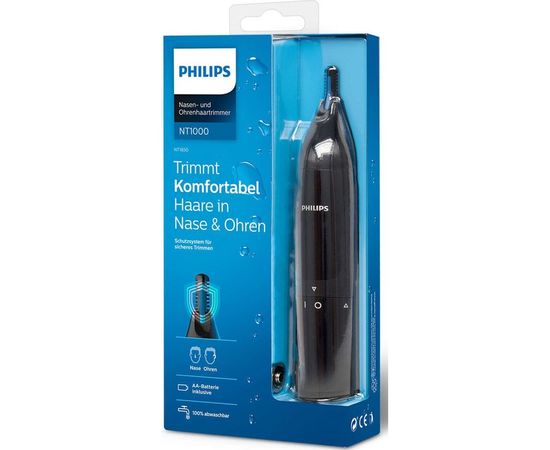 Philips NT1650/16 Nose and Ear Trimmer Wet & Dry Black
