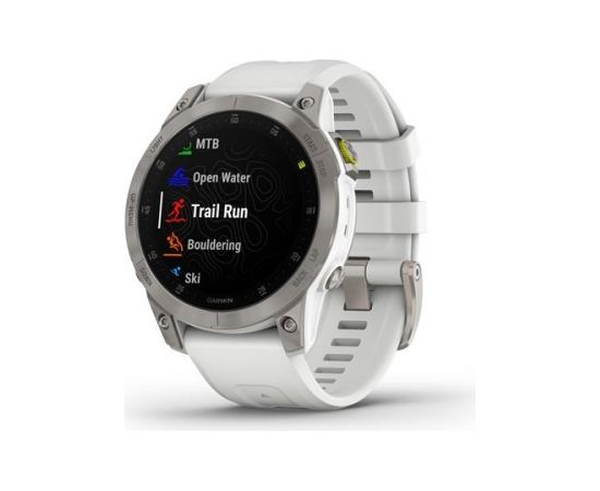 Garmin epix™ (Gen 2) Sapphire White Titanium Sporta pulkstenis