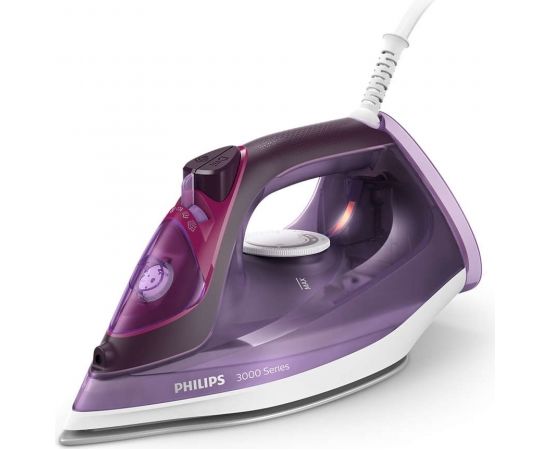 Philips 3000 series DST3041/30 iron Steam iron Ceramic soleplate 2600 W Violet Gludekļi un sistēmas