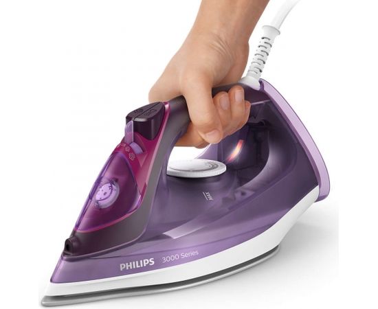 Philips 3000 series DST3041/30 iron Steam iron Ceramic soleplate 2600 W Violet Gludekļi un sistēmas