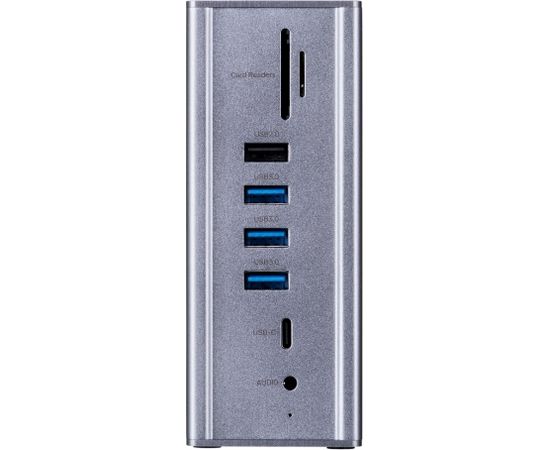 UNITEK HUB USB-C 15IN1, 6XUSB,2XHDMI,DP,RJ45,SD
