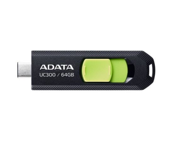 ADATA FLASHDRIVE UC300 64GB USB 3.2 BLACK&GREEN