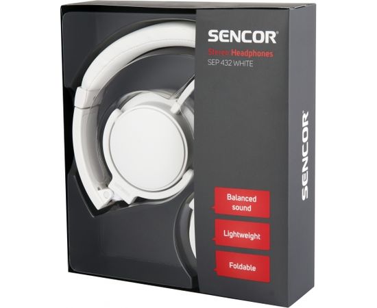 Headphones  Sencor SEP432WH