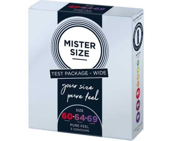 MISTER SIZE Test Package Wide 3 pc(s) Smooth
