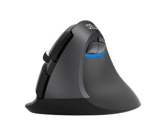 Wireless Vertical Mouse Delux M618Mini DB BT+2.4G 2400DPI (black)