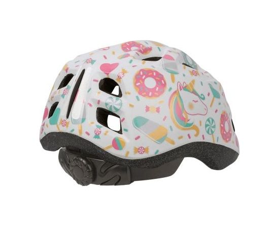 Polisport Kids Premium XS (headcard) / Balta / Rozā / 48-52 cm