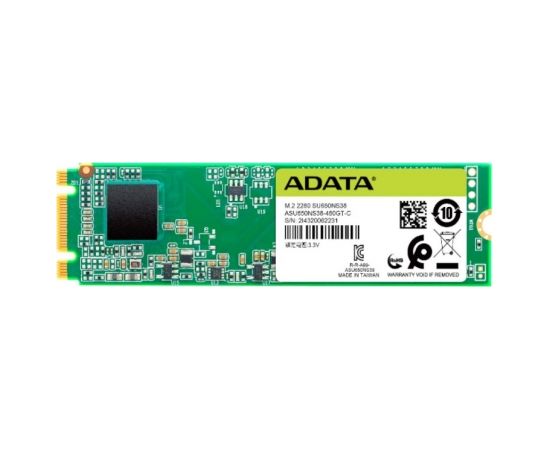 ADATA Ultimate SU650 M.2 480 GB Serial ATA III 3D TLC SSD Cietie Diski (Solid state drive)