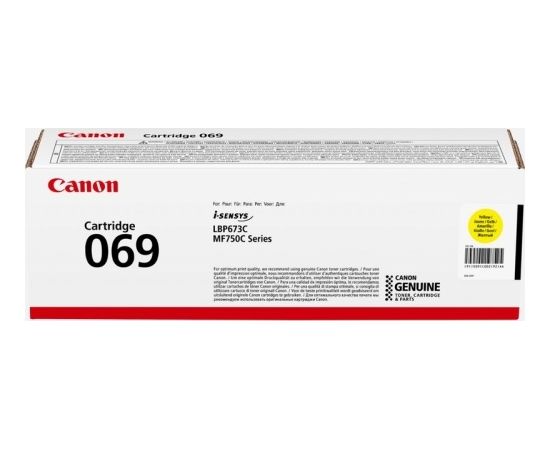 Canon Toner 069 Yellow (5091C002) cartridge