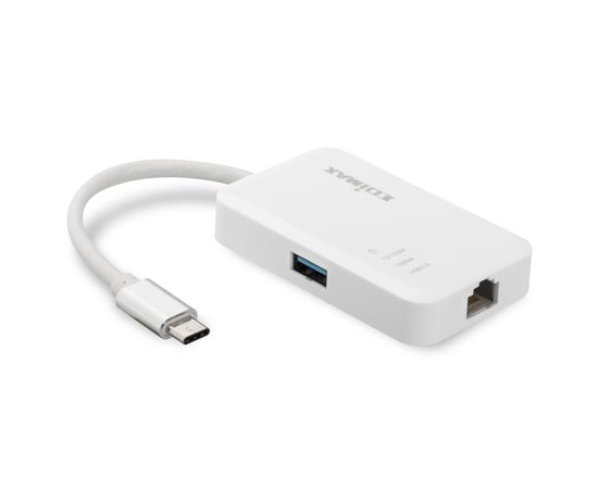 Edimax EU-4308 USB-C to 3-Port USB 3.0 Gigabit Ethernet Hub