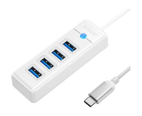 Orico Hub Adapter USB-C to 4x USB 3.0, 5 Gbps, 0.15m (White)