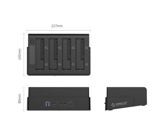 Orico Clone Hard Drive Dock 2.5 / 3.5 inch 4 Bay USB3.0 1 to 3 (black)