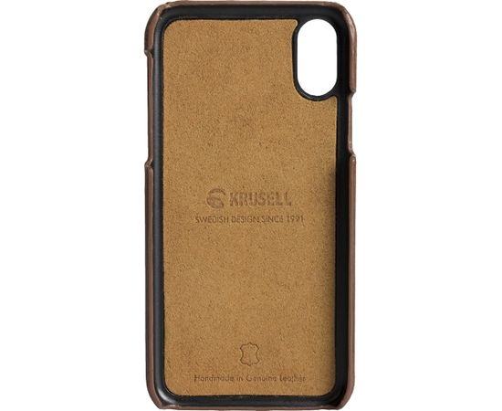 Krusell Sunne 2 Card Cover Apple iPhone X vintage cognac (61104)