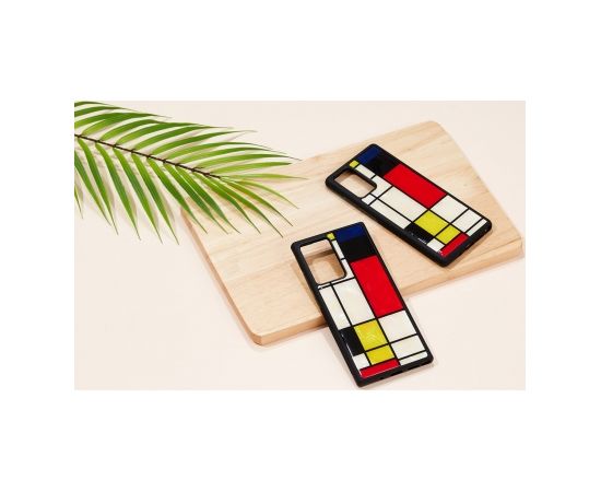 iKins case for Samsung Galaxy Note 20 mondrian black