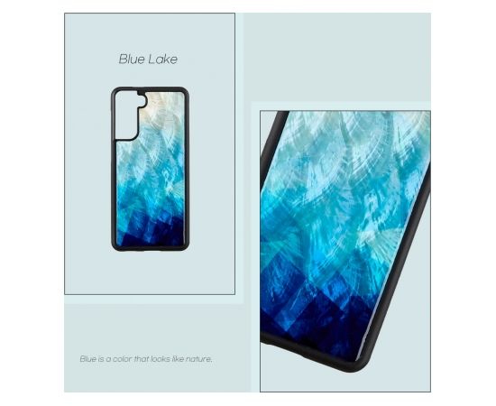 iKins case for Samsung Galaxy S21+ blue lake black