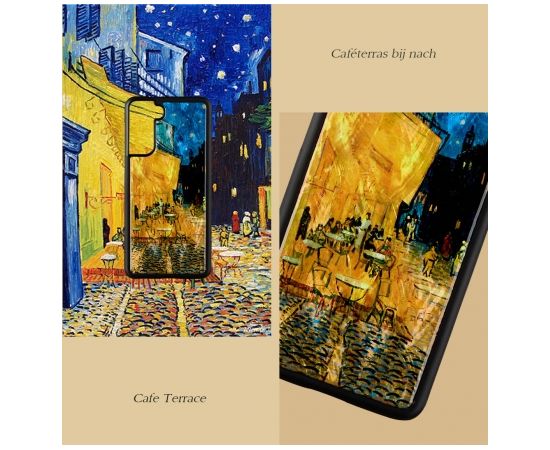 iKins case for Samsung Galaxy S21 Ultra cafe terrace black