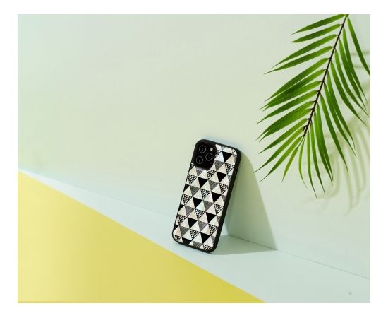 iKins case for Apple iPhone 12/12 Pro pyramid black