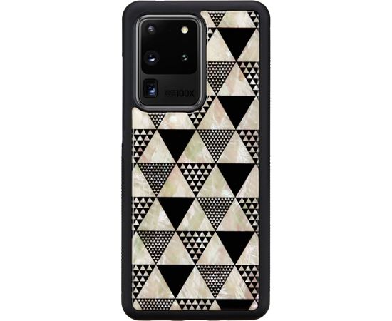 iKins case for Samsung Galaxy S20 Ultra pyramid black