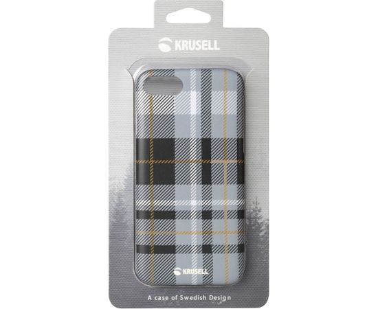 Krusell Limited Cover Apple iPhone 8/7 plaid dark grey