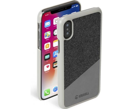 Krusell Tanum Cover Apple iPhone XS grey