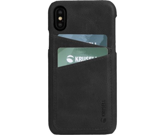 Krusell Sunne 2 Card Cover Apple iPhone XS Max vintage black