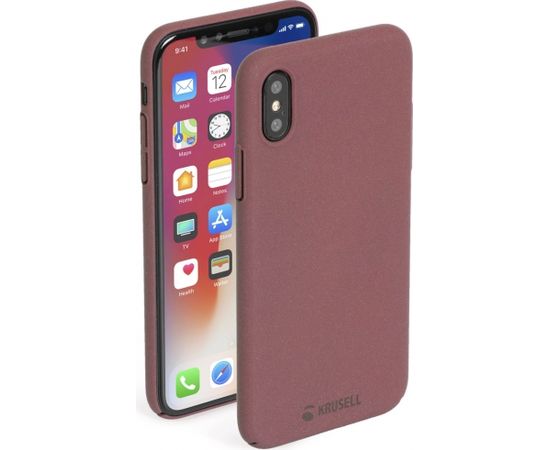 Krusell Sandby Cover Apple iPhone XS rust