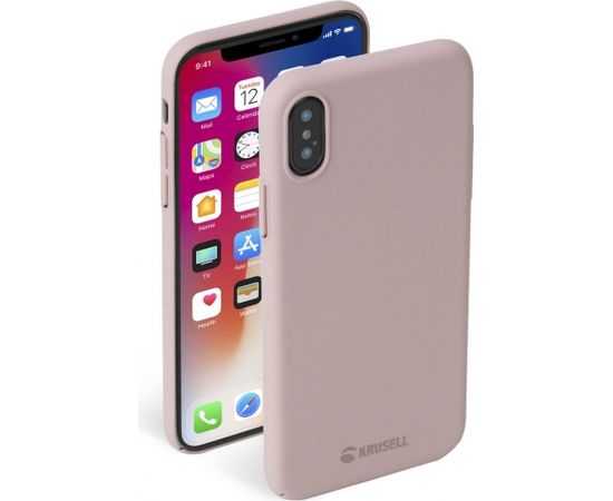 Krusell Sandby Cover Apple iPhone XS dusty pink