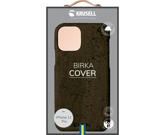 Krusell Birka Cover Apple iPhone 11 Pro dark brown