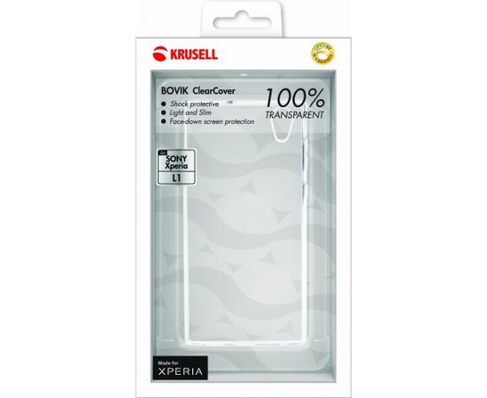 Krusell Bovik Cover Sony Xperia L1 transparent