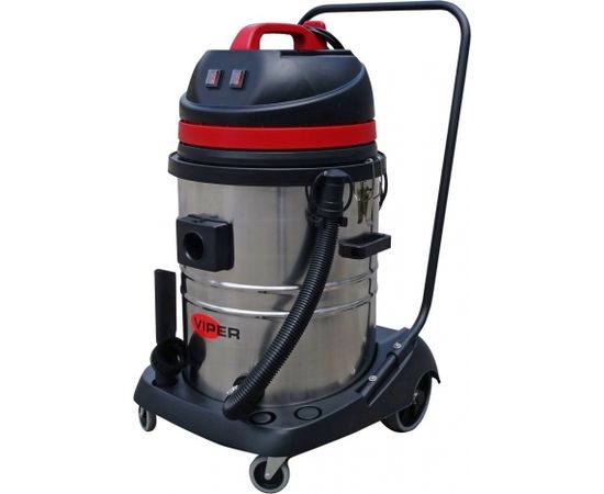 Wet & Dry Vacuum Cleaner Nilfisk Viper LSU255-EU 2 motors 55 l Black, Red, Stainless Steel