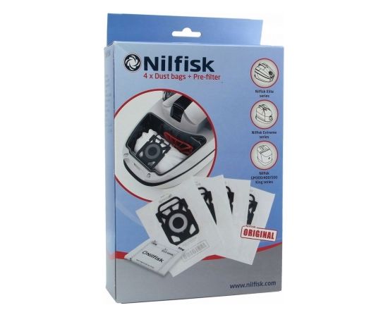 Nilfisk Elite hoover bags 107412688 4 pcs.