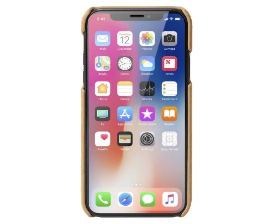 Krusell Broby Cover Apple iPhone XS cognac