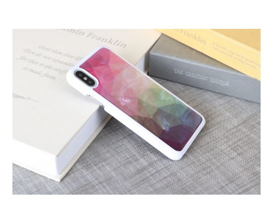 iKins SmartPhone case iPhone XS/S water flower white