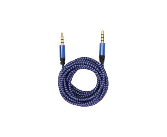 Sbox AUX Cable 3.5mm to 3.5mm fruity blue 3535-1.5BL