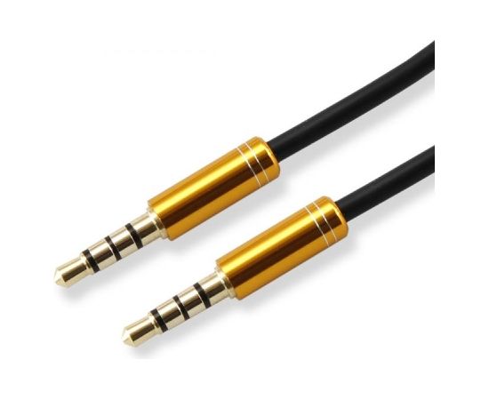 Sbox AUX Cable 3.5mm to 3.5mm golden kiwi gold 3535-1.5G