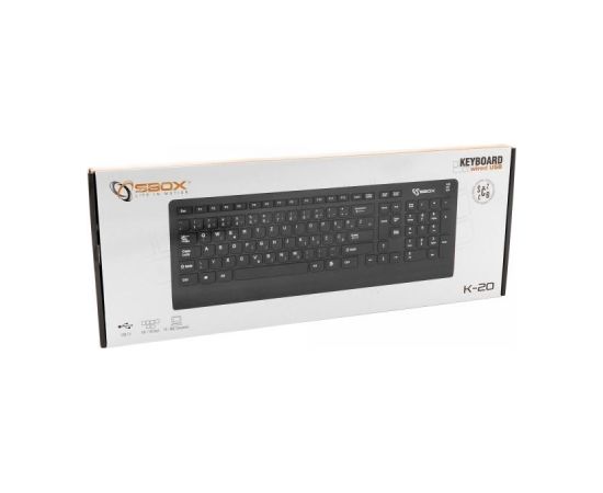 Sbox Keyboard Wired USB K-20