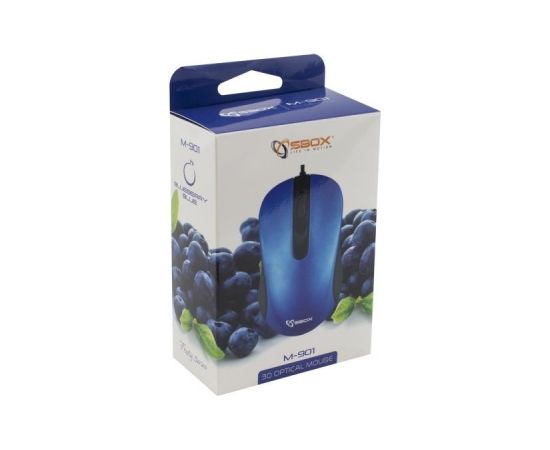 Sbox Optical Mouse M-901 blue