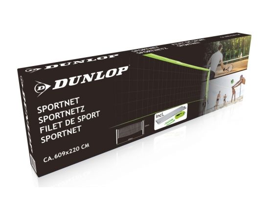 Sporta tīkls badmintona volejbolam Dunlop 609x220cm