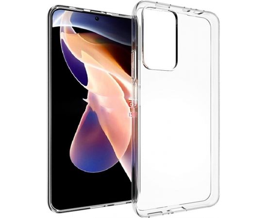 Fusion Ultra Back Case 2 mm izturīgs silikona aizsargapvalks Xiaomi Redmi Note 11T Pro | Poco X4 GT caurspīdīgs