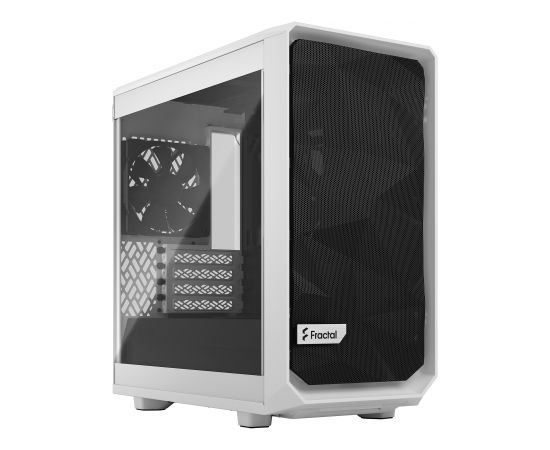 Fractal Design Meshify 2 Mini  White TG clear tint, mATX, Power supply included No