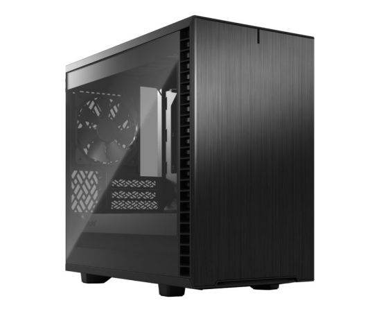 Fractal Design Define 7 Nano Black TG Light Tint, Mini ITX,  Mini-DTX, Power supply included No