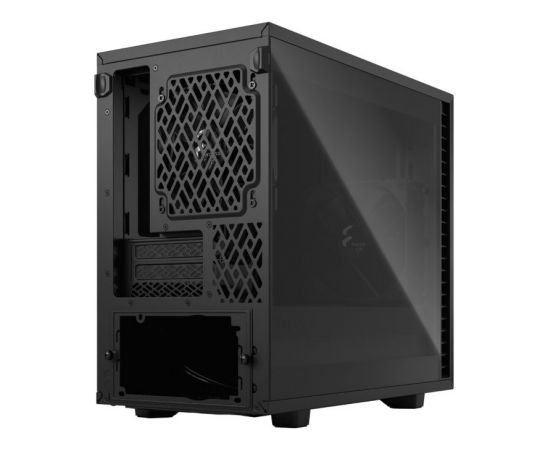 Fractal Design Define 7 Nano Black TG Light Tint, Mini ITX,  Mini-DTX, Power supply included No