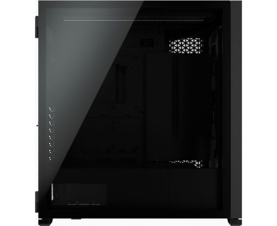 Corsair Tempered Glass PC Case 7000D AIRFLOW Side window, Black, Full-Tower, Power supply included No