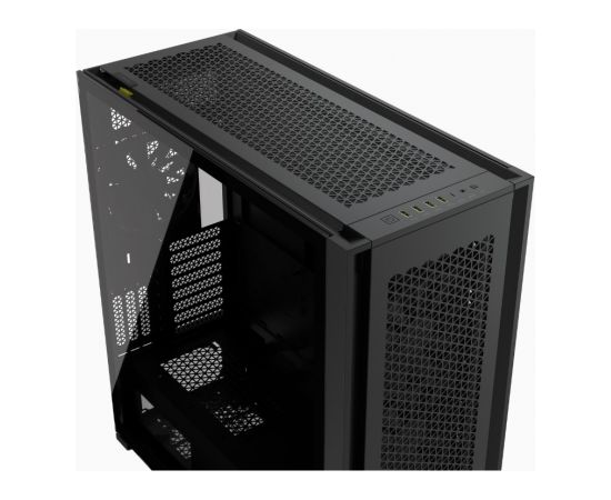 Corsair Tempered Glass PC Case 7000D AIRFLOW Side window, Black, Full-Tower, Power supply included No