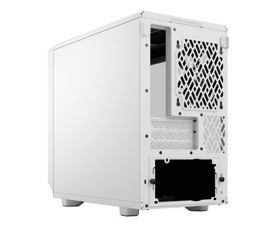 Fractal Design Meshify 2 Nano White TG clear tint,  ITX, Power supply included No