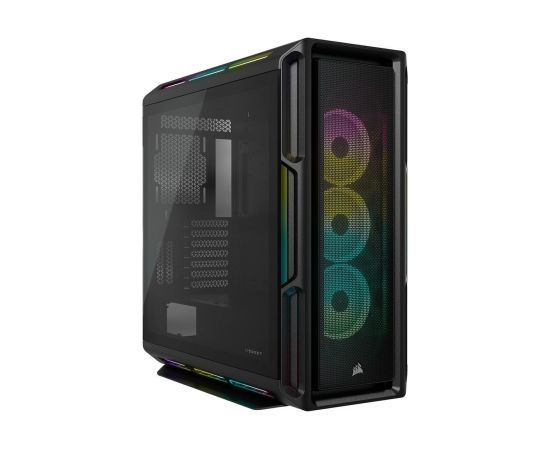 Corsair Tempered Glass Smart Case  iCUE 5000T RGB Side window, Black, Mid-Tower, Power supply included No