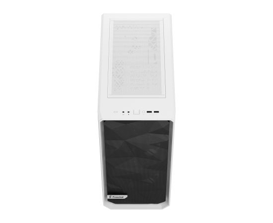 Fractal Design Meshify 2 Compact Lite  White TG Clear, Mid-Tower, Power supply included No