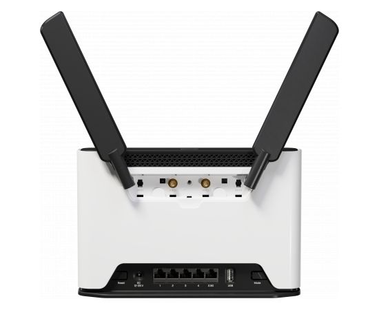 MikroTik Chateau LTE18 ax S53UG+5HaxD2HaxD-TC&EG18-EA 802.11ax, 574 Mbit/s (2.4 GHz) / 1200 Mbit/s (5 GHz) Mbit/s, Ethernet LAN (RJ-45) ports 4, 4G, 1 MikroTik 802.11ax, 574 Mbit/s (2.4 GHz) / 1200 Mbit/s (5 GHz) Mbit/s, Ethernet LAN (RJ-45) ports 4, 4G, 