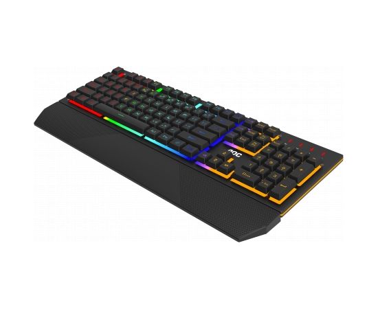 AOC Mechanical Gaming Keyboard GK200 RGB LED light, US, Black, Wired, USB, Mechanical feeling keys